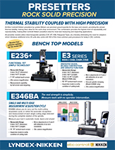 Presetter Models Overview Flyer