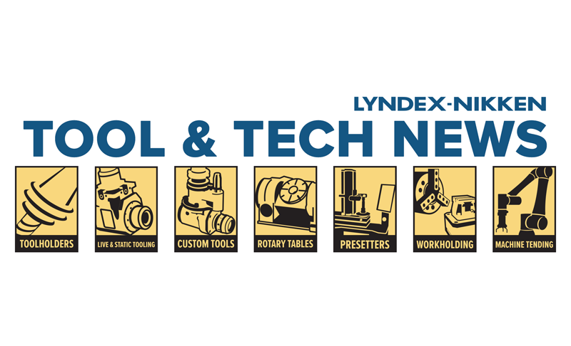 News-Media-Newsletter-Subscription_800x486 A graphic with the text Lyndex-Nikken Tool & Tech News above icons labeled Toolholders, Live & Static Tooling, Custom Tools, Rotary Tables, Presetters, Workholding, and Machine Tending.