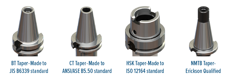 A group of Taper Contact Tool Holders.